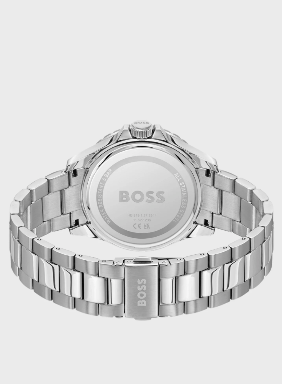 Montre Hugo Boss Noir & Bracelet en Acier