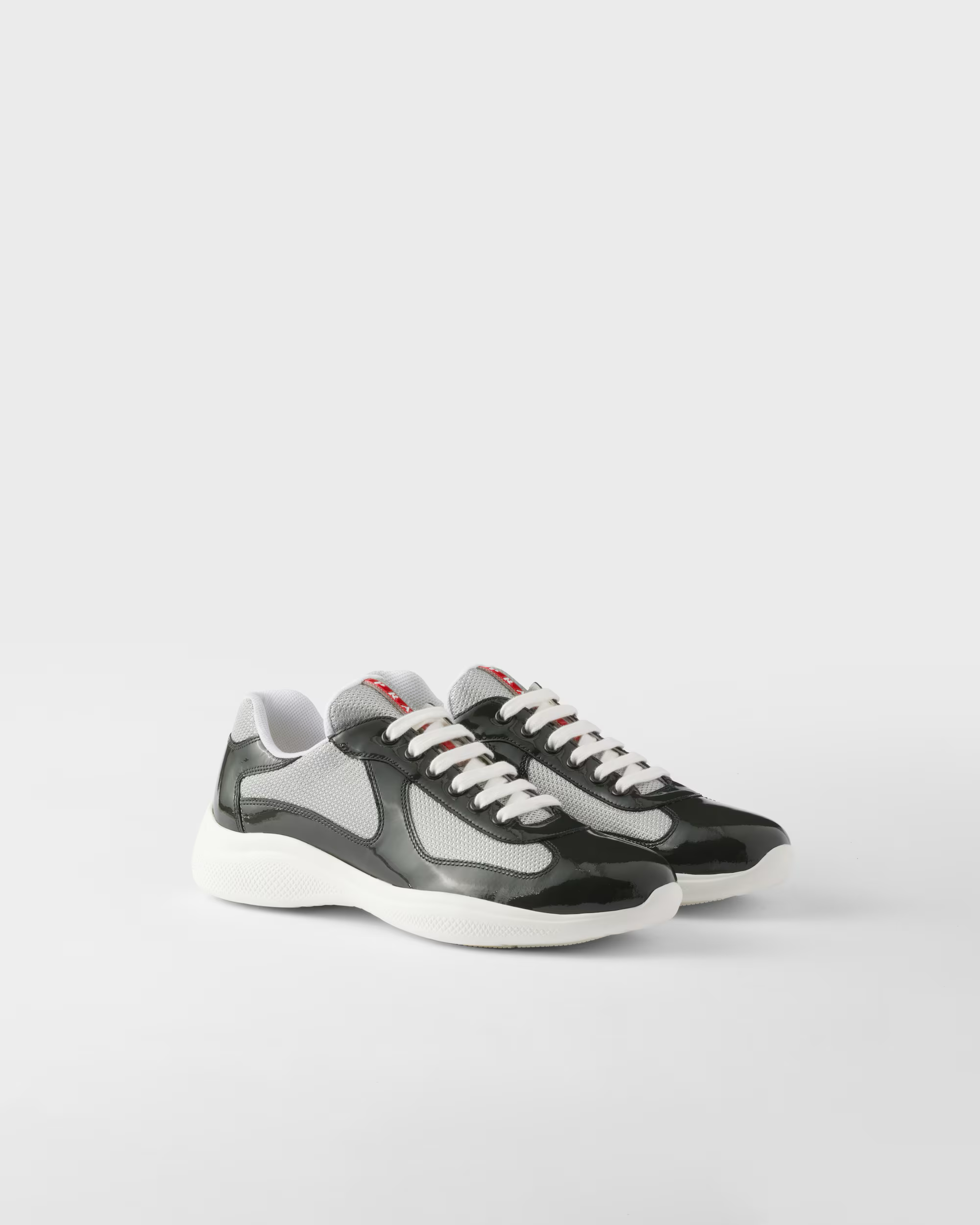Sneakers Prada America's Cup Noir & Blanc